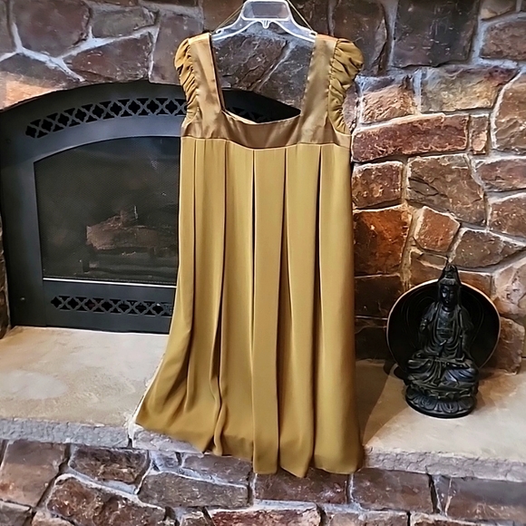 NWT London Times silk trapeze dress 8 color- kale - Picture 15 of 16